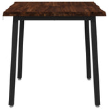 Vidaxl 60 x 55 x 75 cm massief acaciahout donkerbruin en zwart
