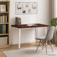 Vidaxl 90 x 55 x 75 cm massief acaciahout donkerbruin en wit
