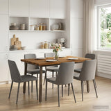 Vidaxl 90 x 55 x 75 cm massief acaciahout natuurlijk en koffie