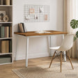 Vidaxl 90 x 55 x 75 cm massief acaciahout natuurlijk en wit