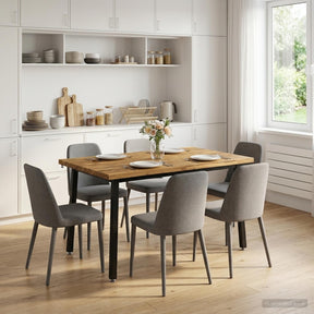 Vidaxl 90 x 55 x 75 cm massief acaciahout wit en zwart rechthoekig