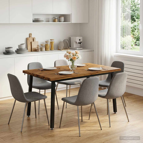 Vidaxl 120 x 80 x 75 cm massief acaciahout naturel en zwart