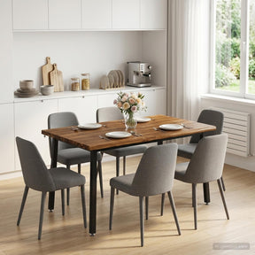 Vidaxl 140 x 80 x 75 cm massief acaciahout naturel en zwart