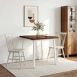 Vidaxl 60 x 55 x 75 cm massief acaciahout donkerbruin en wit