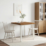 Vidaxl 60 x 55 x 75 cm massief acaciahout natuurlijk en wit