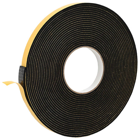Vidaxl zelfklevende schuimtape zwart 15mm x 10m cr schuim