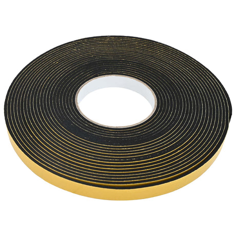Vidaxl zelfklevende schuimtape zwart 15mm x 10m cr schuim