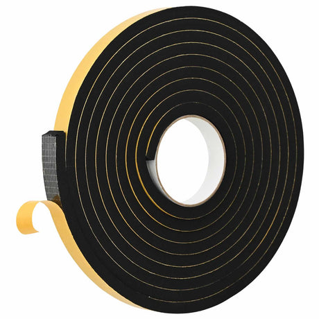 Vidaxl zelfklevende schuimtape 2 st zwart 15mm x 5m cr schuim
