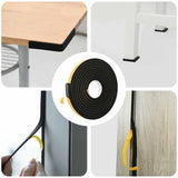 Vidaxl zelfklevende schuimtape 20 st zwart 20mm x 5m cr schuim