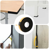 Vidaxl zelfklevende schuimtape 20 st zwart 40mm x 5m cr schuim