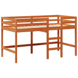 Vidaxl hoogslaper bedframe waskleur bruin 90 x 190 cm