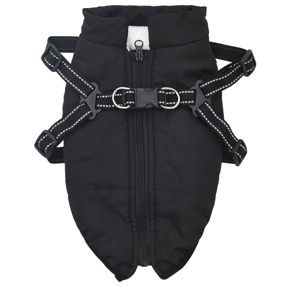 Vidaxl hondenjas zwart l32 fleece en polyester