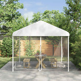 Vidaxl muggennet voor het prieel 220 mesh wit 4,5 x 3 x 2 m polyester
