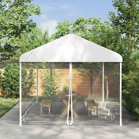 Vidaxl muggennet voor het prieel 220 mesh wit 6 x 3 x 2 m polyester
