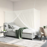 Vidaxl klamboe voor bed 3 st 156 mesh wit 220 x 100 x 150 cm polyester