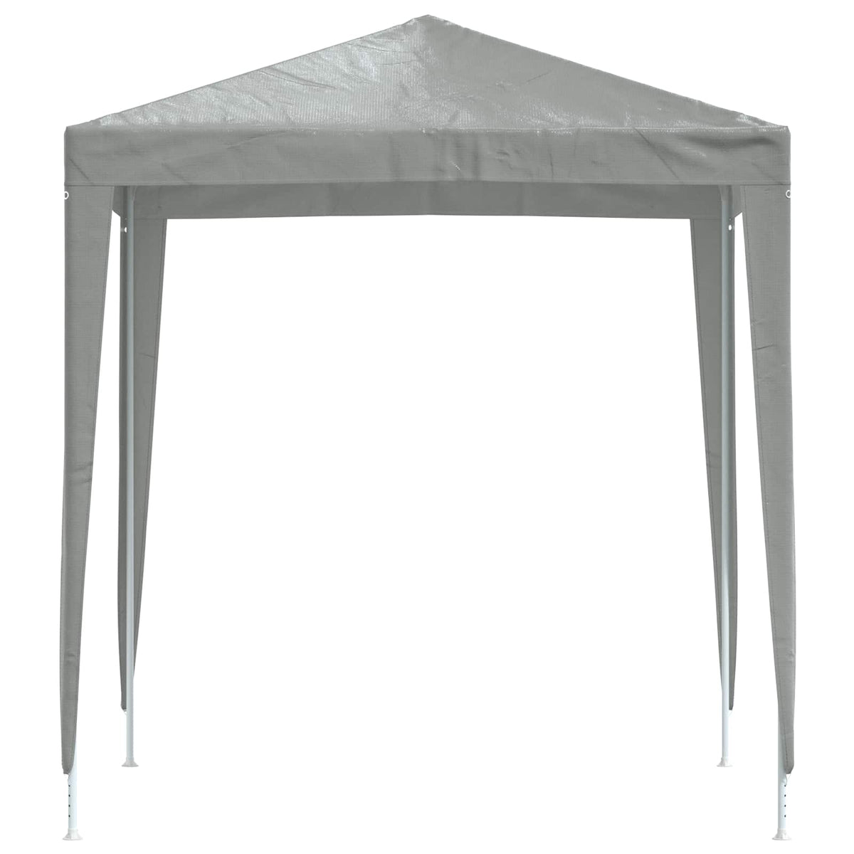 Vidaxl partytent 200 x 200 x 240 cm lichtgrijs pe en staal