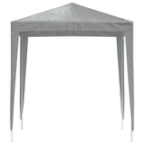 Vidaxl partytent 200 x 200 x 240 cm lichtgrijs pe en staal