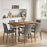 Vidaxl 120 x 90 x 75 cm massief acaciahout natuurlijk en wit