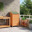 Vidaxl tuinschuur bruin 59,5 x 56 x 113,5 cm massief vurenhout