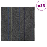 Vidaxl vloertegel midden grijs met strepen 50 x 50 cm 36 st