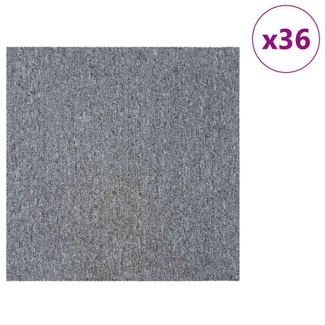Vidaxl vloertegel lichtgrijs 50 x 50 cm 36 st pp en bitumen