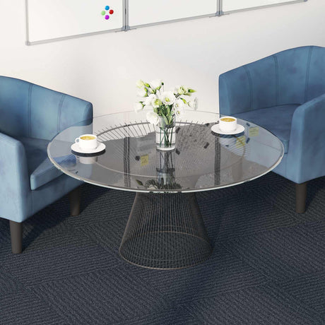 Vidaxl vloertegel blauw grijs 50 x 50 cm 4 st pp en bitumen