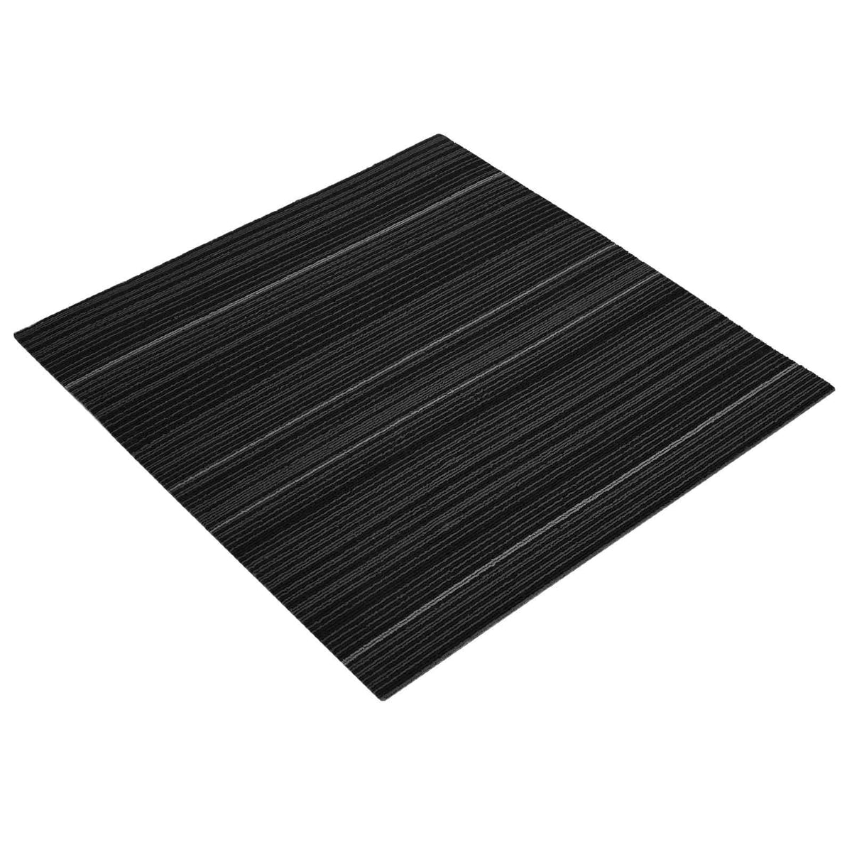 Vidaxl vloertegel gestreept donkergrijs 50 x 50 cm 4 st pp en bitumen