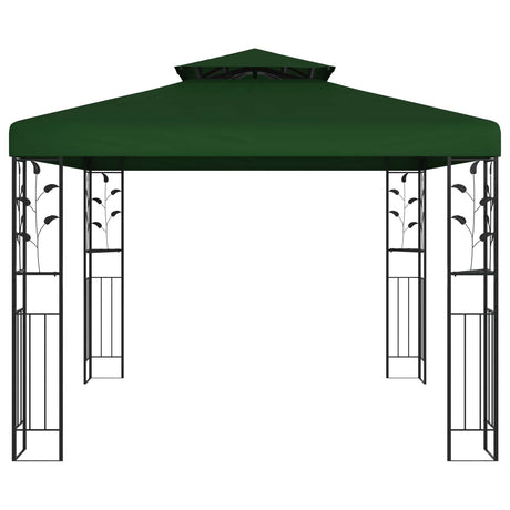 Vidaxl paviljoen 3 x 3 x 2,68 m groen polyester en staal