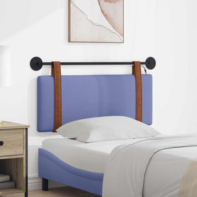 Vidaxl hangend hoofdbord met led-verlichting jeans blauw antiek pu