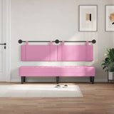 Vidaxl hangend hoofdbord roze stof