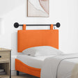 Vidaxl hangend hoofdbord oranje katoen stof