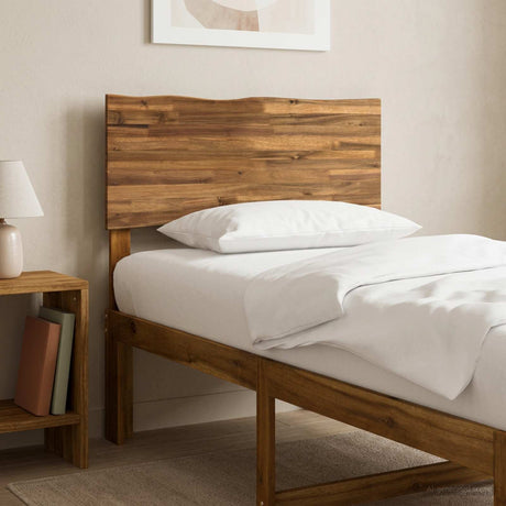 Vidaxl live edge hoofdbord rostock naturel 80 cm massief acaciahout