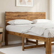 Vidaxl live edge hoofdbord rostock naturel 135 cm massief acaciahout