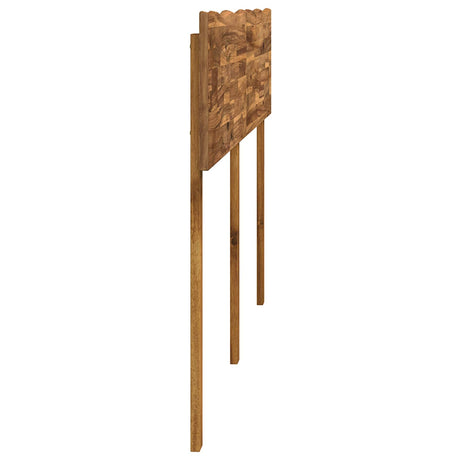 Vidaxl boomstamrand hoofdeinde rostock naturel 150 cm
