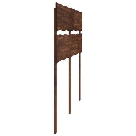 Vidaxl live edge hoofdbord rostock donkerbruin 140 cm