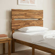 Vidaxl live edge hoofdbord rostock naturel 100 cm massief acaciahout