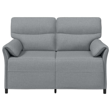Vidaxl bank 100% polyester metalen frame mdf, multiplex