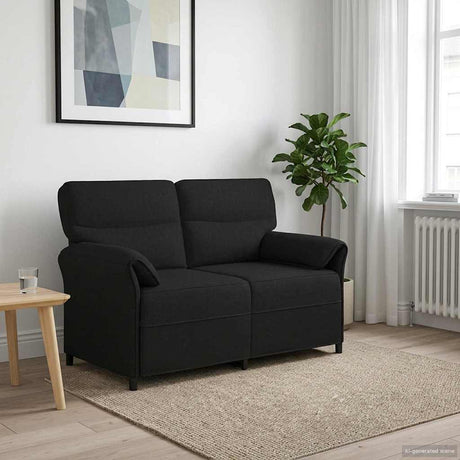 Vidaxl bank 100% polyester metalen frame mdf, multiplex