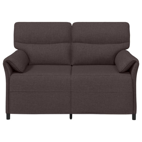 Vidaxl bank 100% polyester metalen frame mdf, multiplex