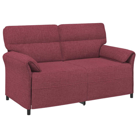 Vidaxl bank 100% polyester metalen frame mdf, multiplex