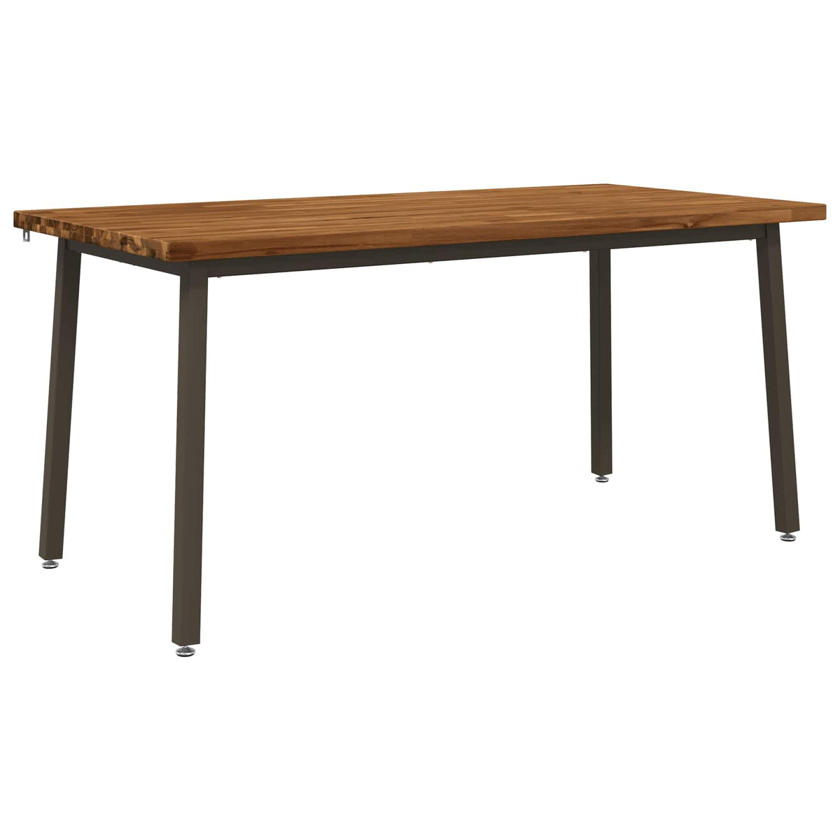 Vidaxl vierkante eettafel 160 x 70 x 75 cm massief acaciahout naturel