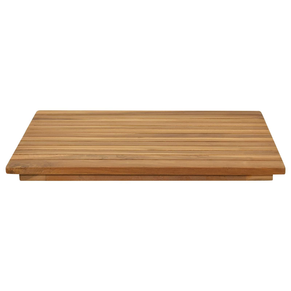 Vidaxl tafelblad 50 x 50 x 3,5 cm vierkant massief teakhout naturel
