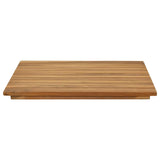 Vidaxl tafelblad 50 x 50 x 3,5 cm vierkant massief teakhout naturel