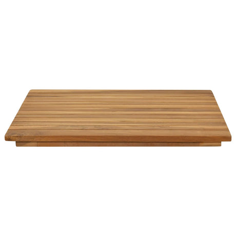 Vidaxl tafelblad 50 x 50 x 3,5 cm vierkant massief teakhout naturel