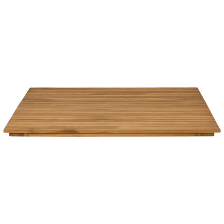 Vidaxl tafelblad 80 x 80 x 3,5 cm vierkant massief teakhout naturel