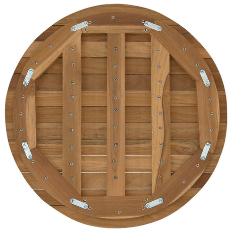 Vidaxl tafelblad ø 50 x 3,5 rond massief teakhout naturel