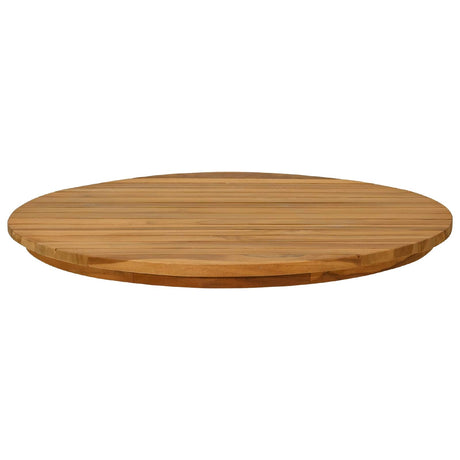 Vidaxl tafelblad ø 60 x 3,5 rond massief teakhout naturel