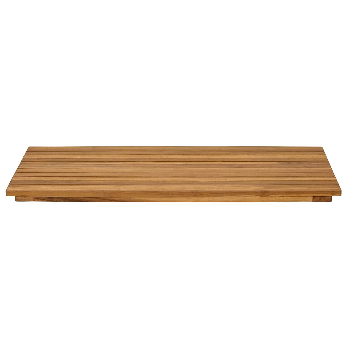 Vidaxl tafelblad 90 x 45 x 3,5 cm rechthoekig massief teakhout naturel