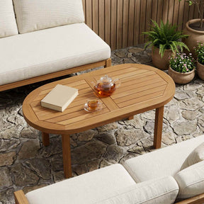 Vidaxl tafelblad 80 x 40 x 2,5 cm ovaal massief teakhout naturel
