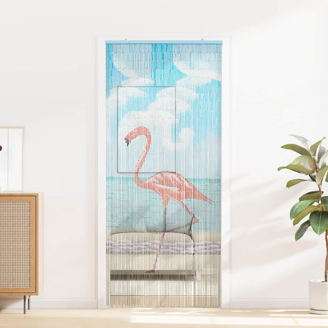 Vidaxl insect deurgordijn meerkleurig 90 x 200 cm bamboe